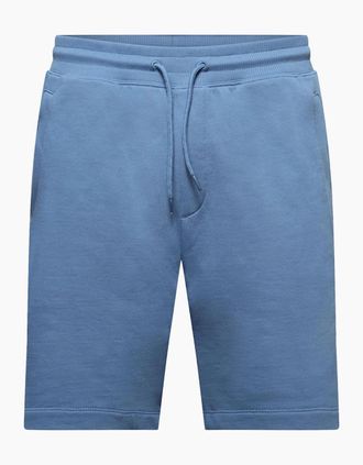 HUGO BOSS Mens Diz222 Cotton Terry Logo Shorts - Blue - Size: 35/34/32