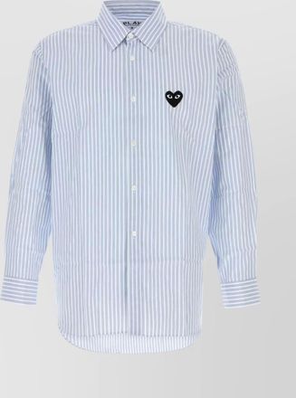 Comme Des Gar&ccedil;ons poplin shirt printed pattern
