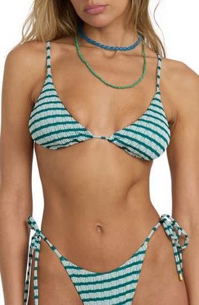 Billabong Wavey Daze Slider Triangle Bikini Top in Deep Sea at Nordstrom Rack, Size Medium