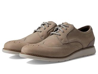 Rockport Total Motion Craft Wing Tip Mens Shoes Rocksand Nubuck : 7 M (D), Suede