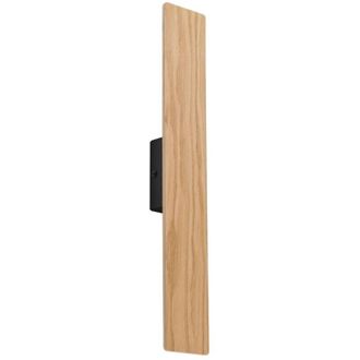 Luminosa Light Designs TK Tavola L&aacute;mpara de pared vertical empotrada de madera 2xG9