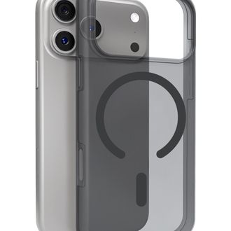 Puro Funda De Silicona Magsafe Daylight Para Iphone 17 Pro - Negro Transl&uacute;cido