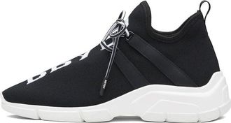 Prada (WMNS) PRADA Knit Logo Sneakers Black 1E344L_3V98_F0967_F_015