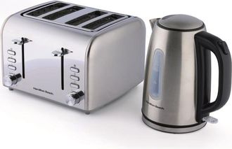 Hamilton Beach Kettle & 4 Slice Toaster Set Rise Collection