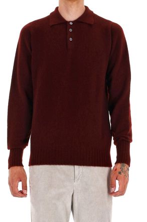 Drumohr Brushed Wool Crewneck Sweater