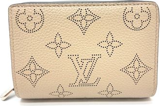 Louis Vuitton Beige Galle Mahina Leather Coin Purse/Coin Case (Pre-Owned)