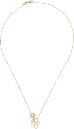 Roberto Coin Collana in oro giallo 18 carati con madreperla e diamanti