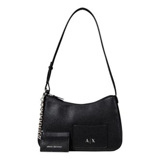 A|X Armani Exchange Shoulder Bags, female, Black, ONE SIZE, Modern Shoulder Bag with Card Holder