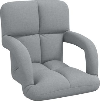 vidaXL Sill&oacute;n De Suelo Ajustable Con Reposabrazos Vidaxl