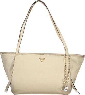 Guess Tassen, Dames, Beige, ONE Size, Leer, Devon Tote