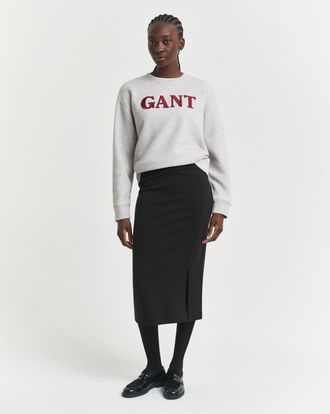 GANT Women Jersey Pencil Skirt (XXL) BLACK