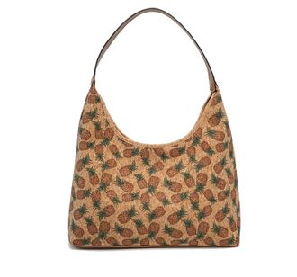 Generic Cork Shoulder Crossbody vegan Eco-friendly Tote Uni School Ladies handbag (PINEAPPLE)