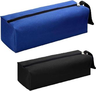 No Brand Bolsa De Herramientas Peque&ntilde;a De 2 Piezas - Organizador De Herramientas Multifuncional - Bolsa De Almacenamiento - Herramientas De Lona - Rollo De Her