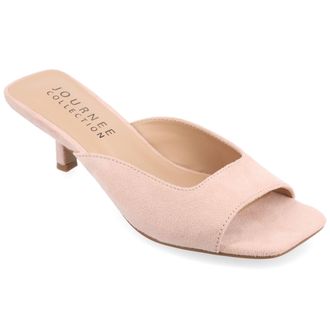 Journee Collection Womens Larna Wide Width Dress Sandals