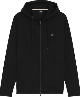 HUGO BOSS Hombre, Sudaderas, Negro, Talla: 2XL