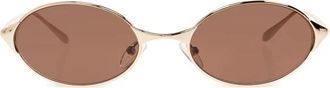 Alexander McQueen Zonnebril - unisex - Zonnebrillen - Geel - ONE Size - Accessoires