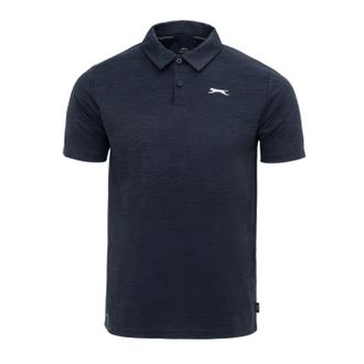 Slazenger Heren polo (Marine Marl)
