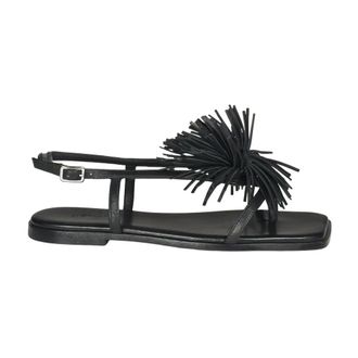 Vic Mati&eacute; Flat Sandals, female, Black, Size: 10 US 5200 Baron Sandal