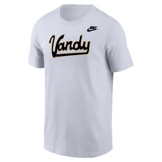 Nike Vanderbilt Commodores Nike Mens Football T-Shirt in White | M11332P393VDUN-WHT