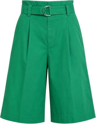 Liviana Conti Long Shorts - Dames - Korte Broeken - Groen - L - Korte Broeken