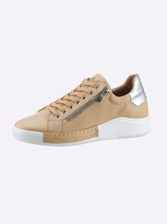 Andrea Conti Sneaker ANDREA CONTI, Damen, Gr. 36, braun (camel), Glattleder, Leder, Rindsleder, Schuhe Sneaker