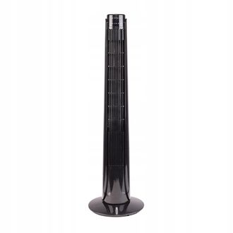 OEM Ventilador De Columna De Pie Con Mando A Distancia, Negro, 45 W