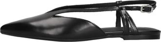 Ash Baloon Leren Slingback Ballerina - Dames - Ballerinas - Zwart - 39 EU - Leer - Schoenen