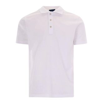 Paul & Shark Paul & Shark, Polo Shirts, male, White, Size: 2XL Finta Tre Bottoni