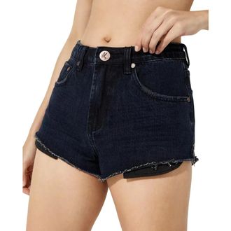 One Teaspoon Denim Shorts, female, Black, Size: W25 The One High Waist Shorts