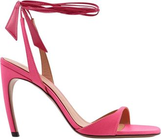 The Attico Ora Sandal - Dames - Sandalen met hakken - Roze - 39 EU - Leer - Schoenen