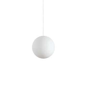 Netlighting Carta Indoor Globe Ceiling Pendant Lamp 1 Light White E27