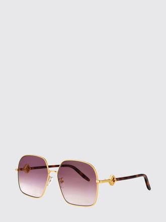 Fendi Occhiali da sole quadrati oversize in metallo con monogramma FF