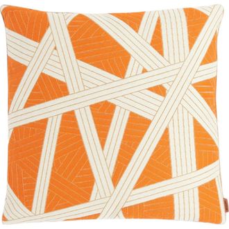 Missoni Home Nastri Cushion 40x40 Cm With Stitching in Orange at Nordstrom