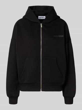 Review Relaxed Fit Sweatjacke mit Kapuze in Black, Gr&ouml;&szlig;e XL