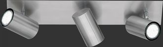 Trio Marley 3 Spots Spotlight Attachment Gu10 35w Color Metal N&iacute;quel Mate 802400307