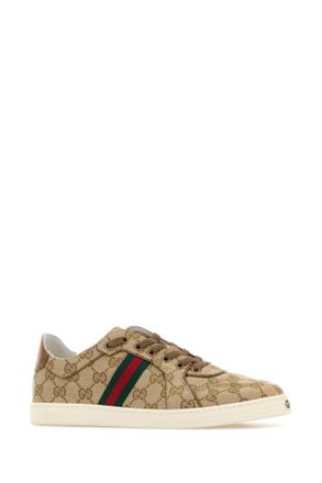 Gucci Womens Gg Canvas Stretch Sneakers Vintsandcashewvrv