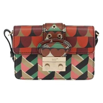 Valentino Pre-owned Glam Lock Schoudertas - Dames - Pre-owned - Veelkleurig - Maat: ONE Size Leer