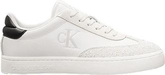Calvin Klein Klassieke Cupsole Sneakers - Dames - Sneakers - Wit - 36 EU - Leer - Schoenen