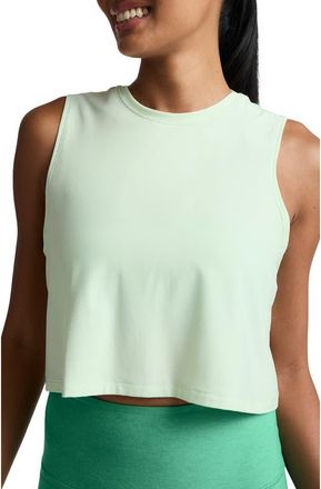 Beyond Yoga Featherweight Minimal Crop Tank in Airy Green Heather at Nordstrom, Size X-Small