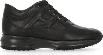 Hogan Interactieve Sneakers - Dames - Sneakers - Zwart - 37 1/2 EU - Leer - Schoenen