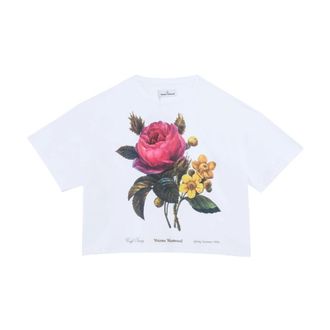 Vivienne Westwood T-Shirts, female, White, Size: XS Flower Box T-Shirt
