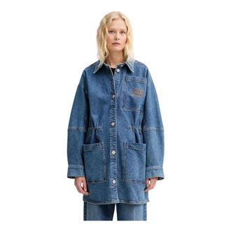 Munthe Dames, Jassen, Blauw, Maat: XS Katoen