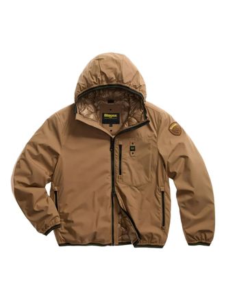 Blauer hooded puffer jacket - Brown
