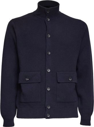 FILIPPO DE LAURENTIIS Truien & Vesten, Heren, Blauw, L, Wol, Blusotto Sweater