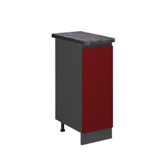 Vicco Armario De Farmacia R-line, Rojo, 30 Cm, Et Antracita