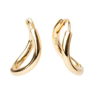 Bar Jewellery Chunky Outline Earrings - female - BAR JEWELLERY - Earrings - Yellow - ONE SIZE - Accessories
