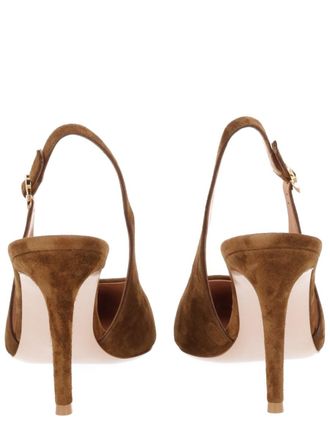 Gianvito Rossi Robbie Flat - Brown