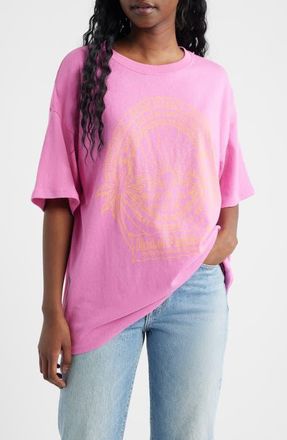 Rip Curl Hotel Malibu Heritage Graphic T-Shirt in Pink at Nordstrom, Size X-Small