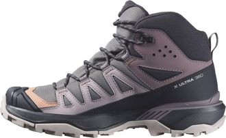Salomon WomenS X Ultra 360 Mid Cswp Shoe In Plum/phantom/cork