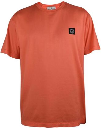 Stone Island T-shirt Oranje